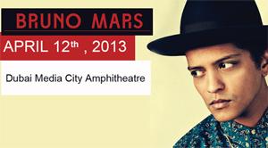 Bruno Mars Live in Dubai 12th April