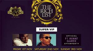 WIN YOUR 3DAYS VIP PASS at the F1 Abu Dhabi Grand Prix with The RichList Group