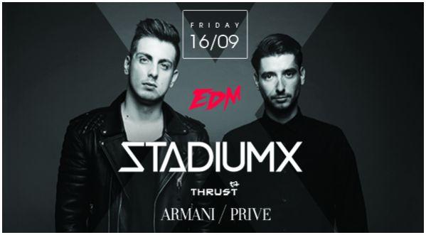 ELECTRONIC DUBAI MUSIC PRESENTS STADIUMX, Friday 16th Sept 