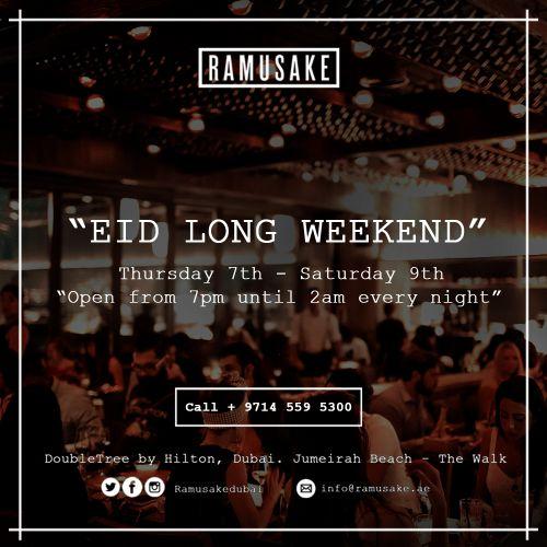 EID LONG WEEKEND