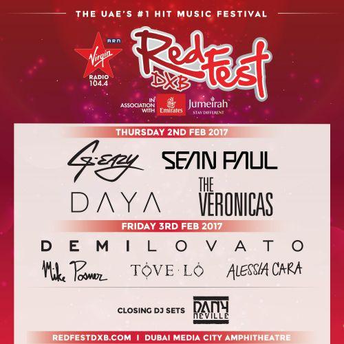 VIRGIN RADIO REDFESTDXB 2017 Day 1