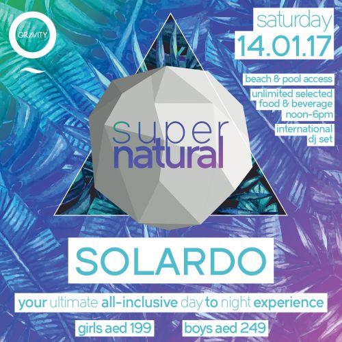 SuperNatural all inclusive day party with Solardo