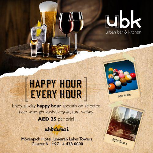 Happy Hour On Friday 19th May 17 In Urban Bar And Kitchen