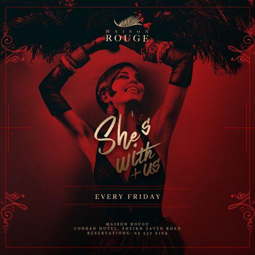She's With Us at Maison Rouge