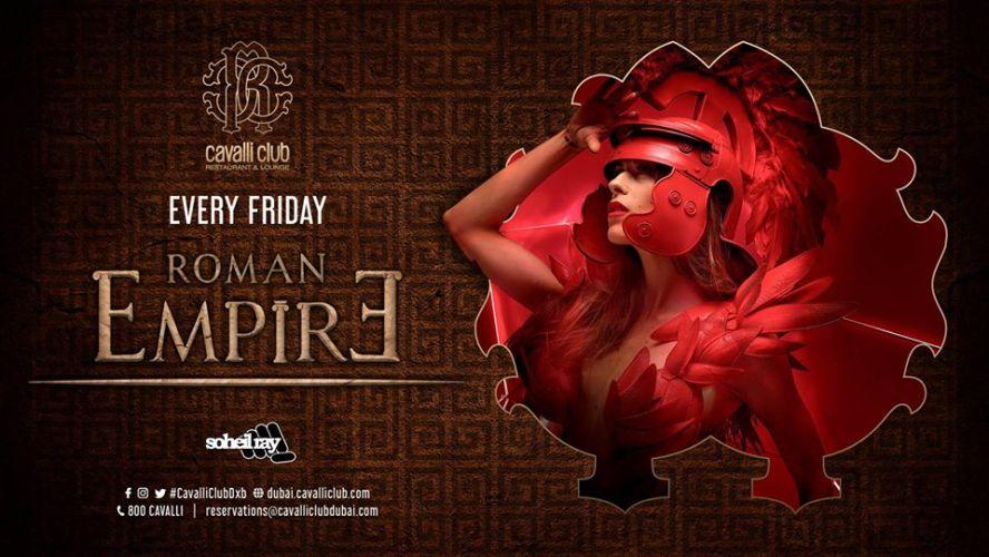 Roman Empire at #CavalliClubDubai