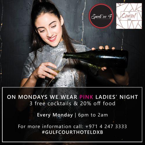 On Mondays We Wear Pink Ladies’ Night