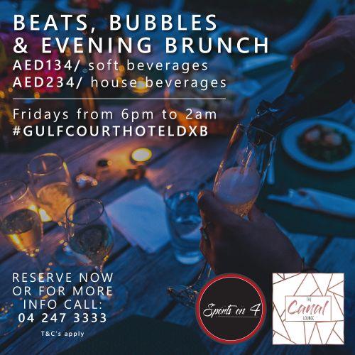 Beats, Bubbles & Evening Brunch