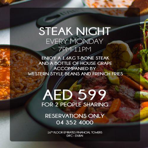 Steak night at Al Grissino