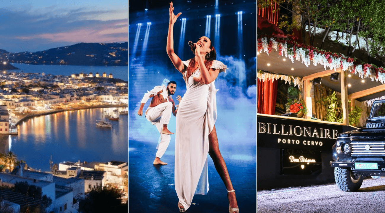 BILLIONAIRE CONQUERS MYKONOS AND REIGNITES PORTO CERVO