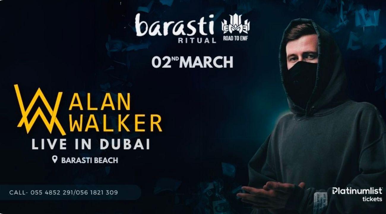 Alan Walker live in Barasti Dubai!