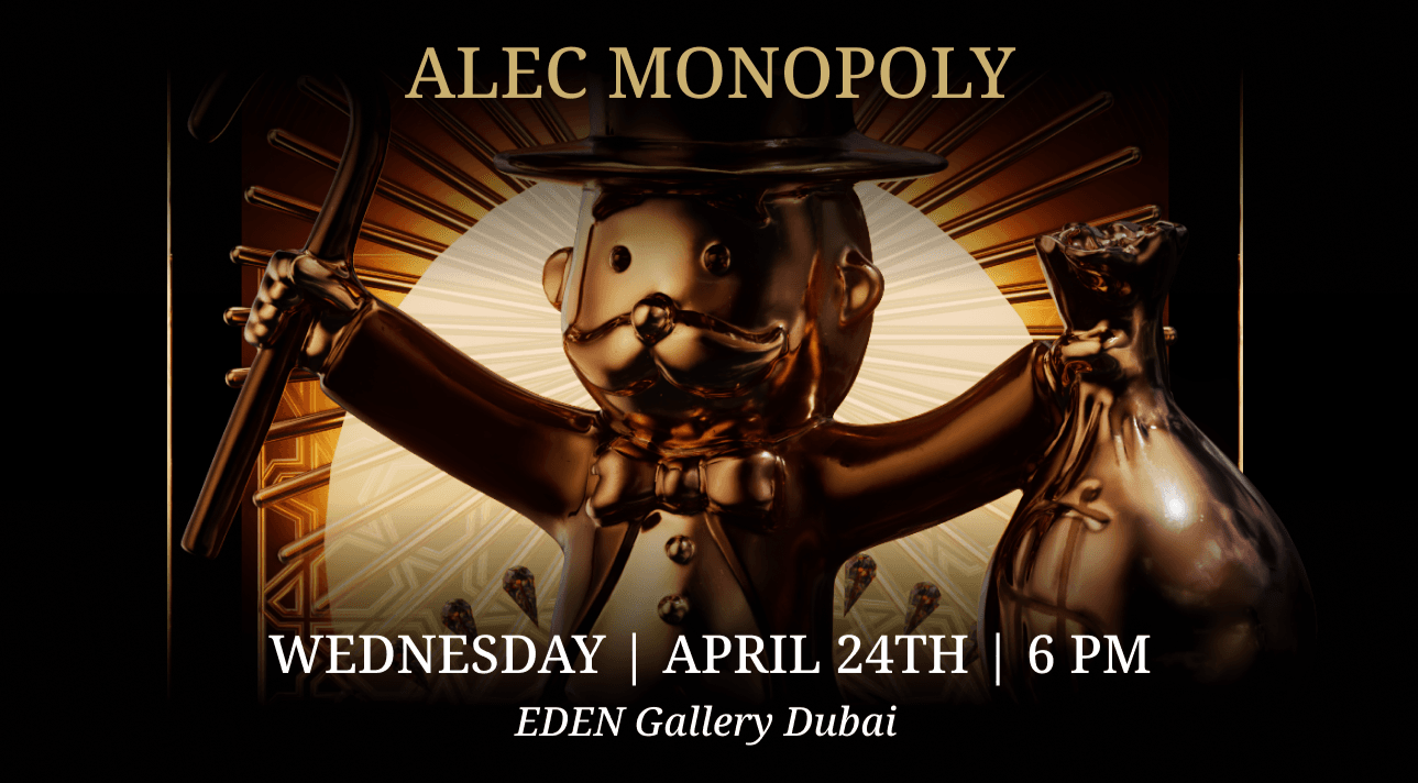 Dubai Mall's EDEN Gallery hosts notorious graffiti artist Alec Monopoly 