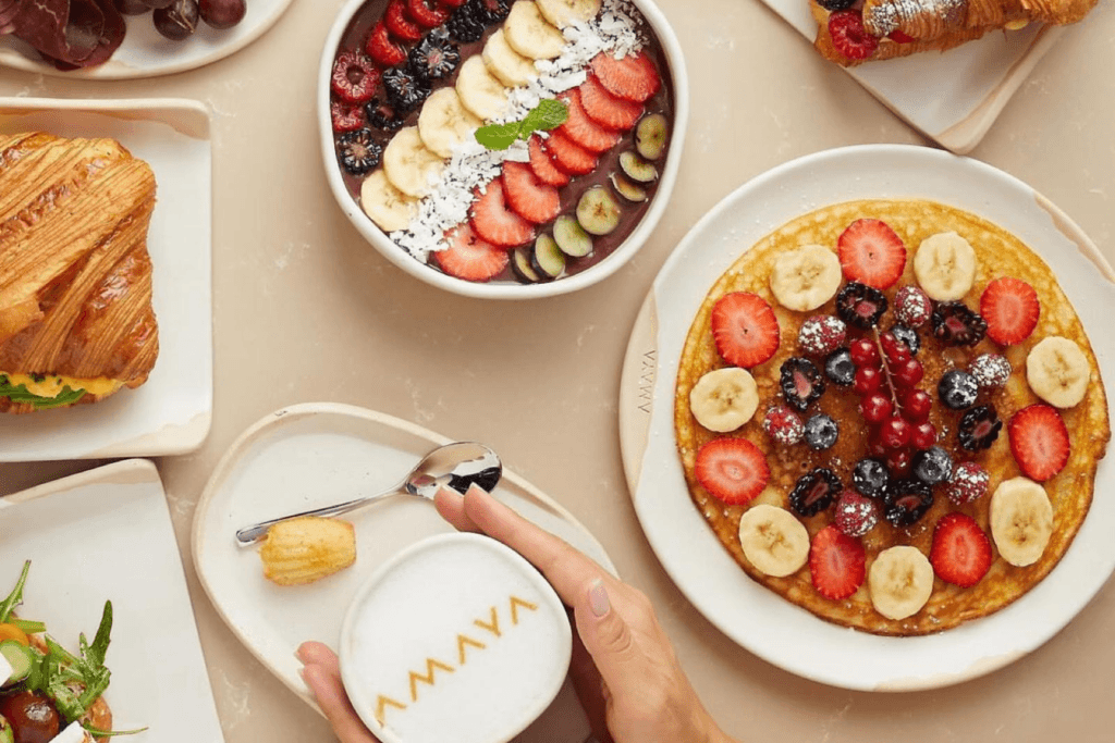 Breakfast spots in Dubai for each location!
