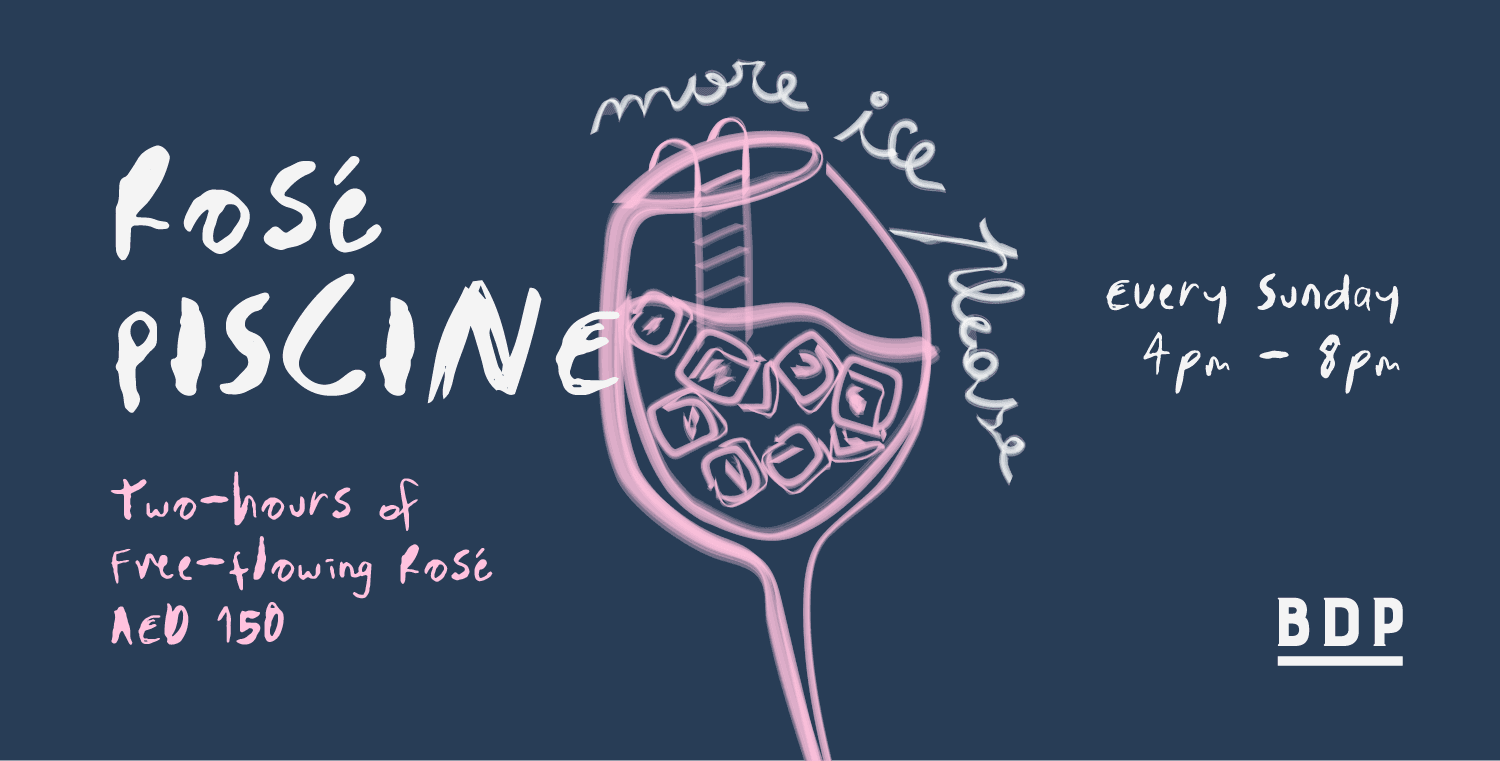 Celebrate Sundays with ‘Rosé Piscine’ at Bar Du Port!