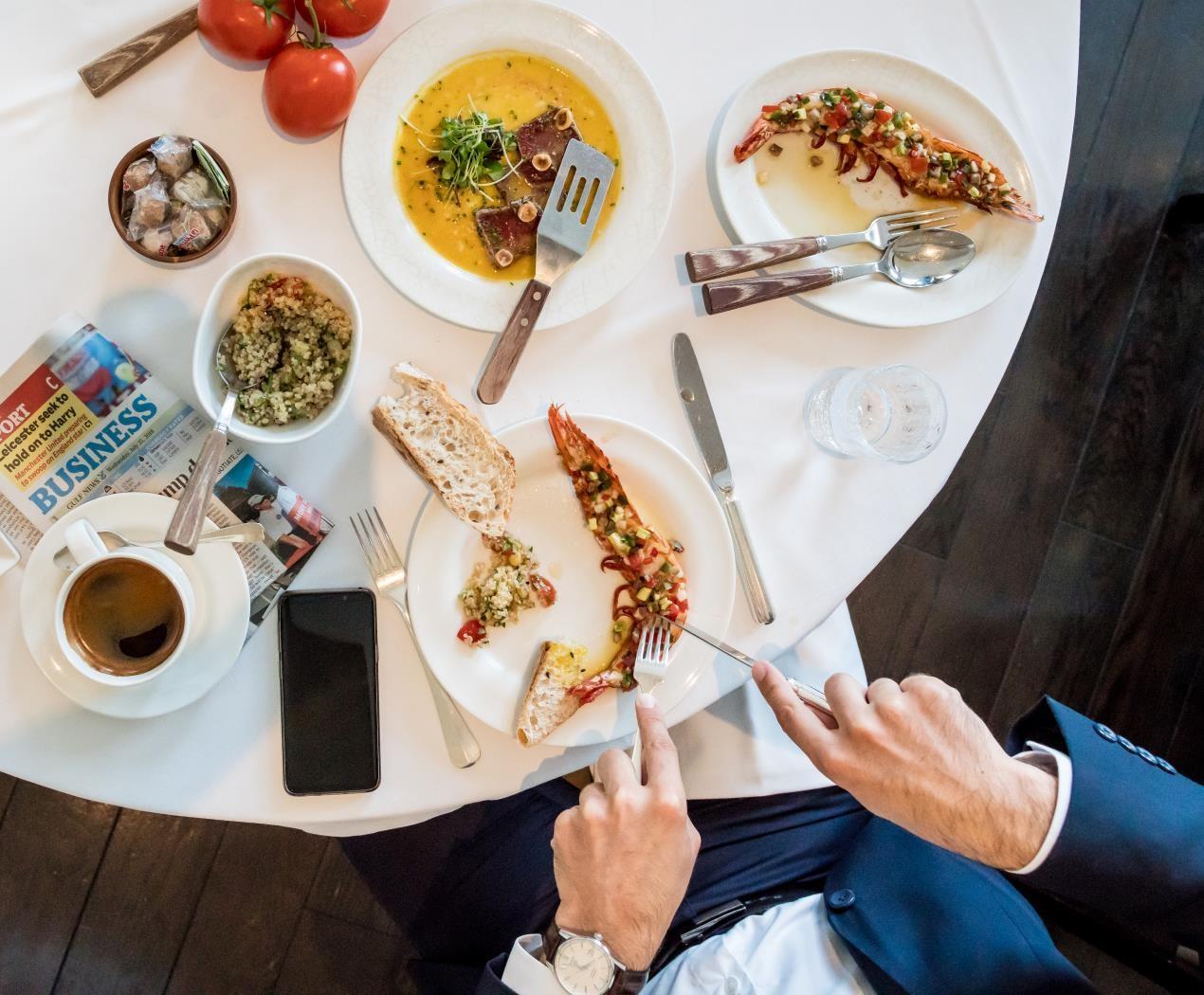 Best business lunches in DIFC