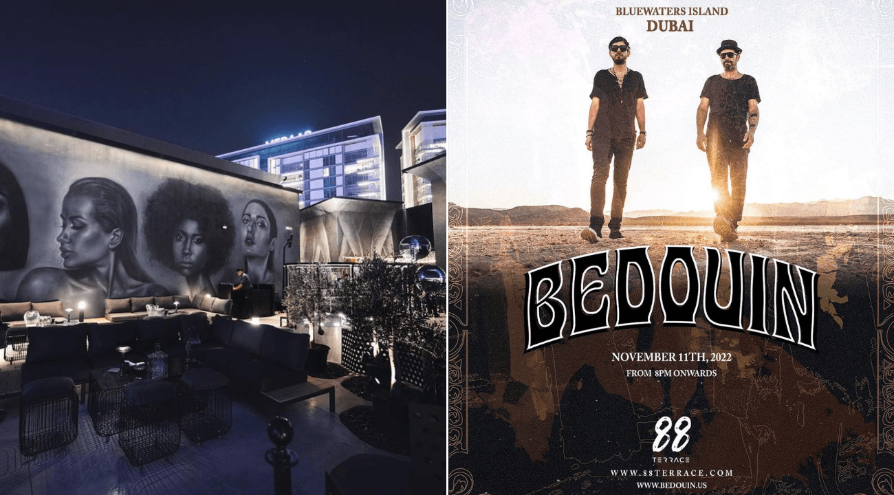 CATCH BEDOUIN LIVE IN DUBAI AT ROOFTOP HOTSPOT 88 TERRACE