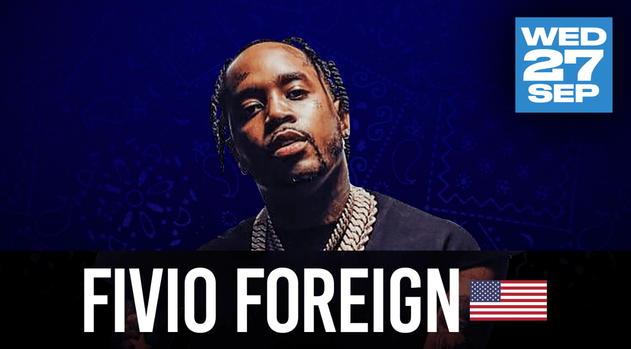 Nightclub news: Catch NYC'S hottest hip hop artist Fivio Foreign at BLU Dubai 