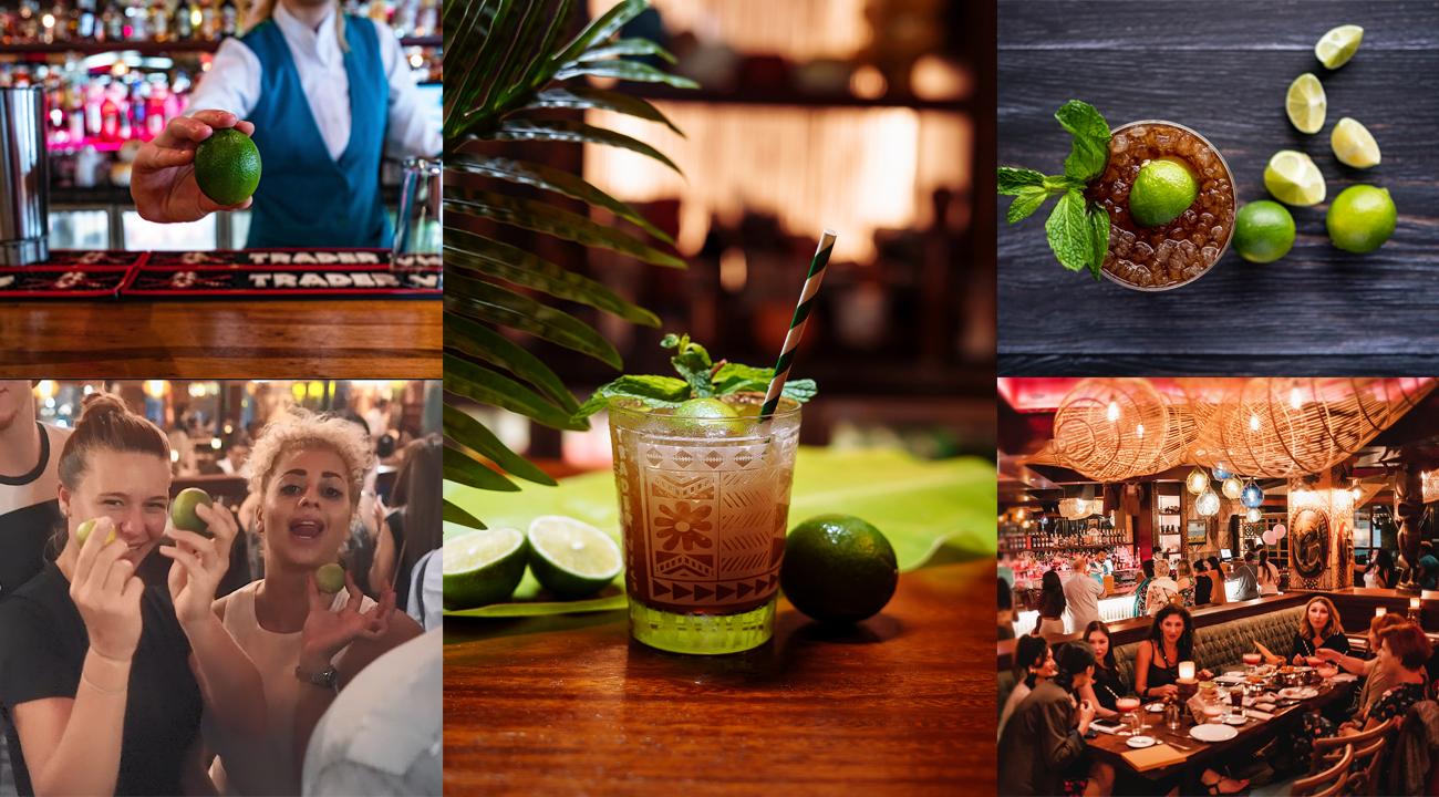 TRADER VIC'S JBR BRINGS BACK...BRING A LIME, DON'T PAY A DIME!