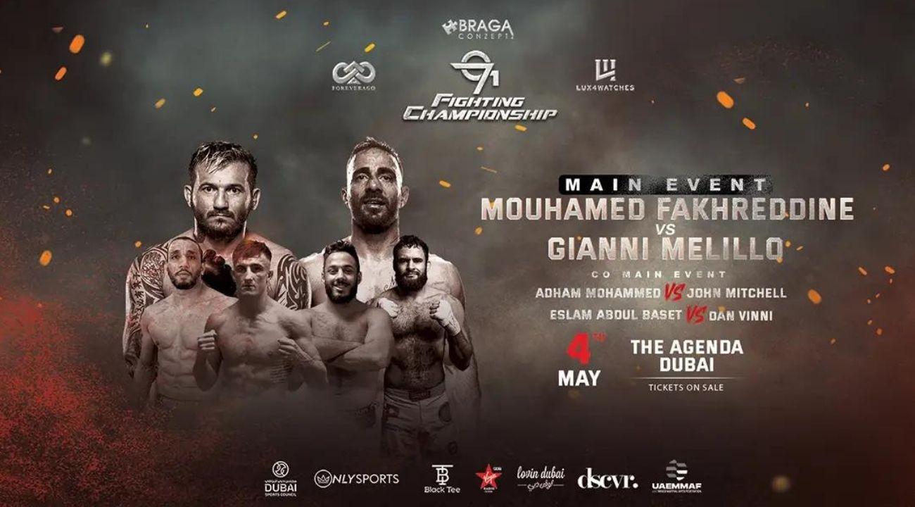 Ultimate MMA action: 971 fighting championship 2024 in Dubai