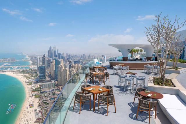 Dubai's best outdoor rooftops: drink and dine with a view