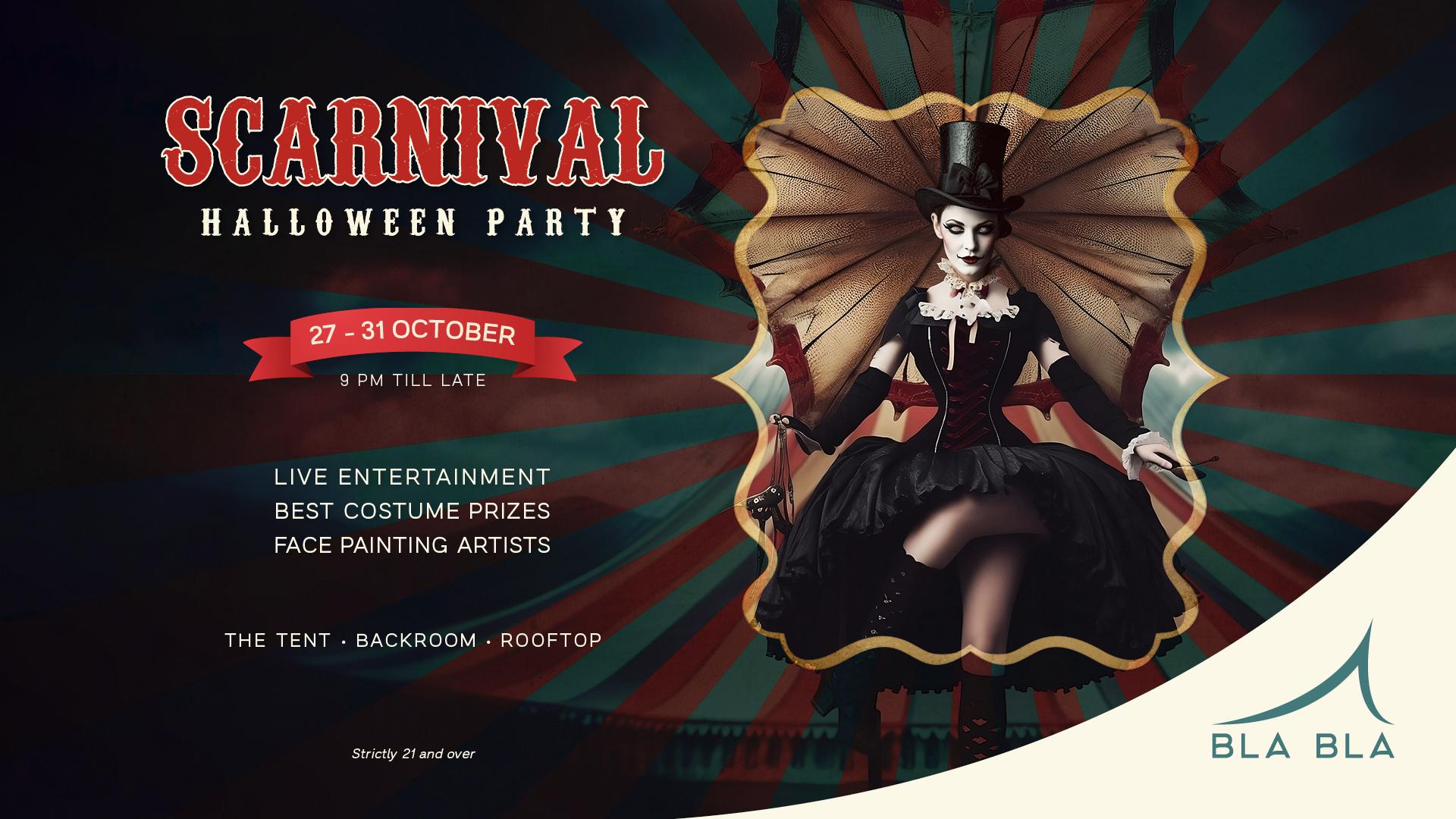 Scarnival Halloween Party at Bla Bla Dubai