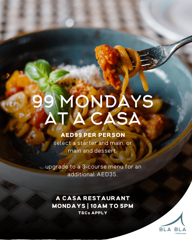 99 Mondays | A Casa Restaurant