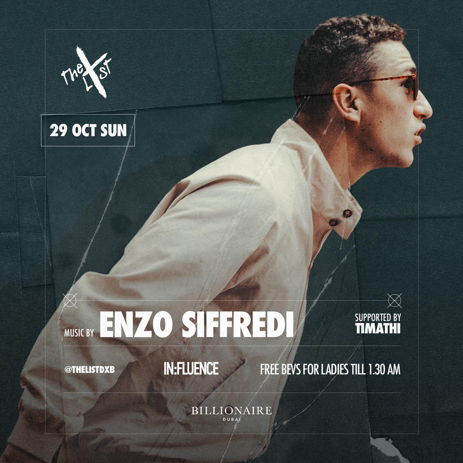 ENZO SIFFREDI LIVE | 29.10.23