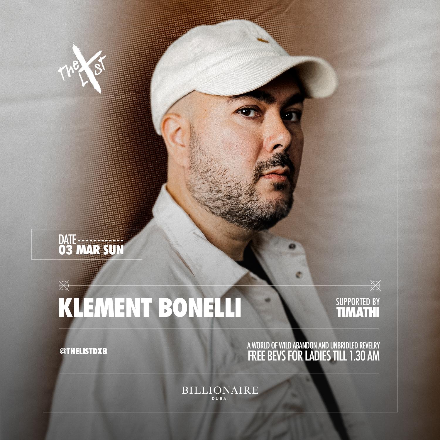 KLEMENT BONELLI LIVE | 03.03.24