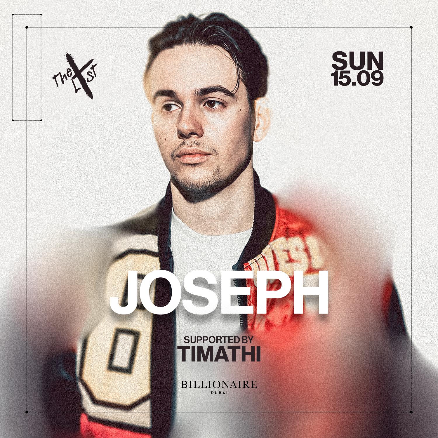 JOSEPH LIVE | 15.09