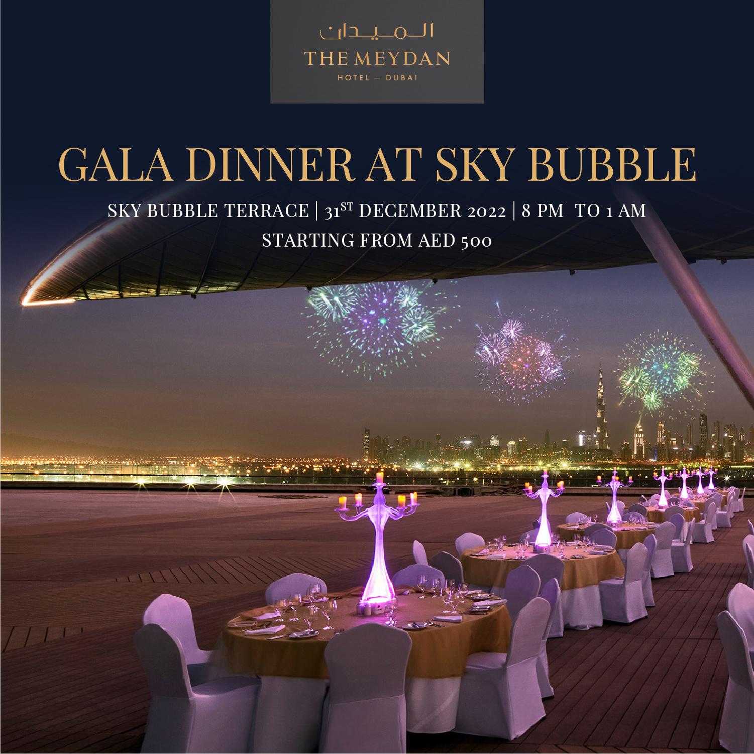 GALA DINNER AT SKY BUBBLE