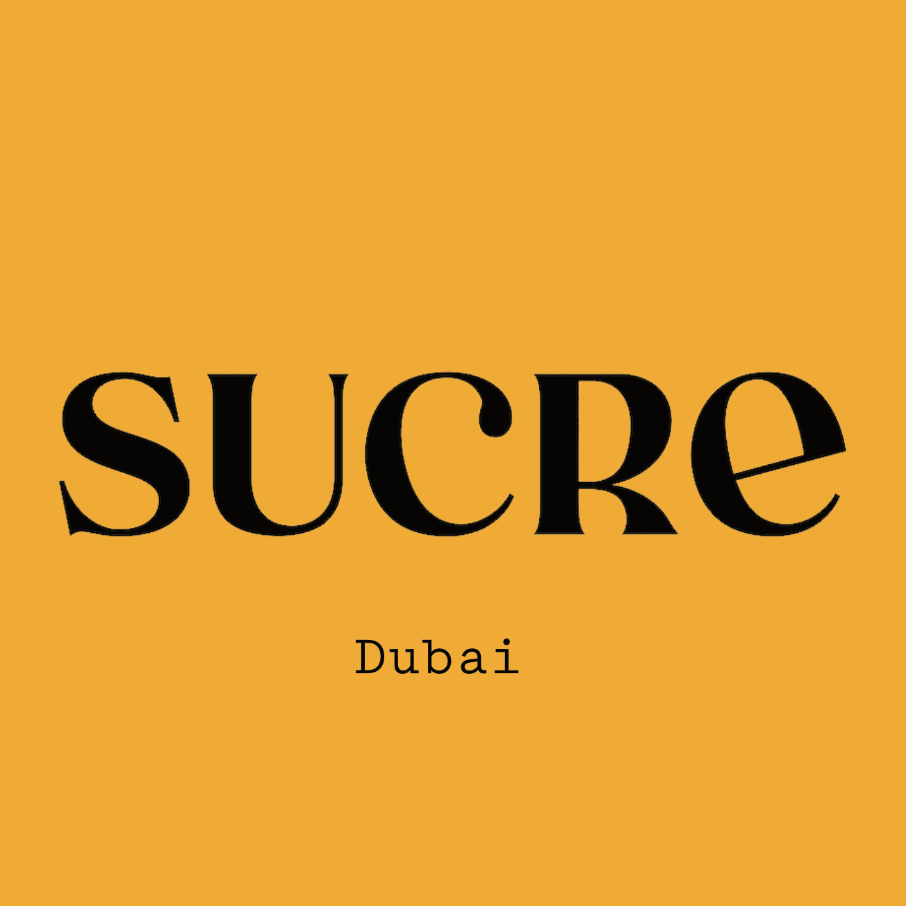 Sucre Restaurant Dubai