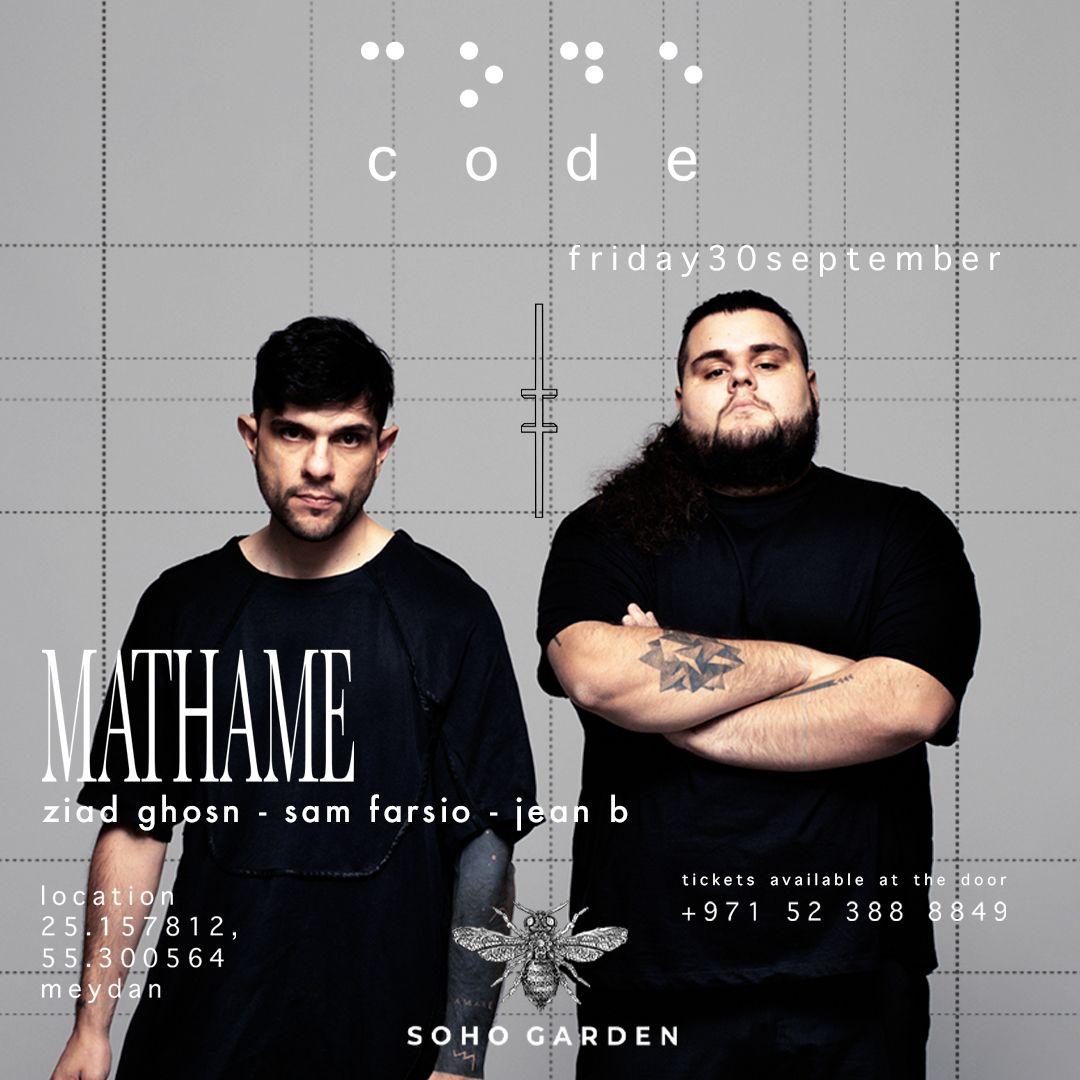 Mathame at Code DXB