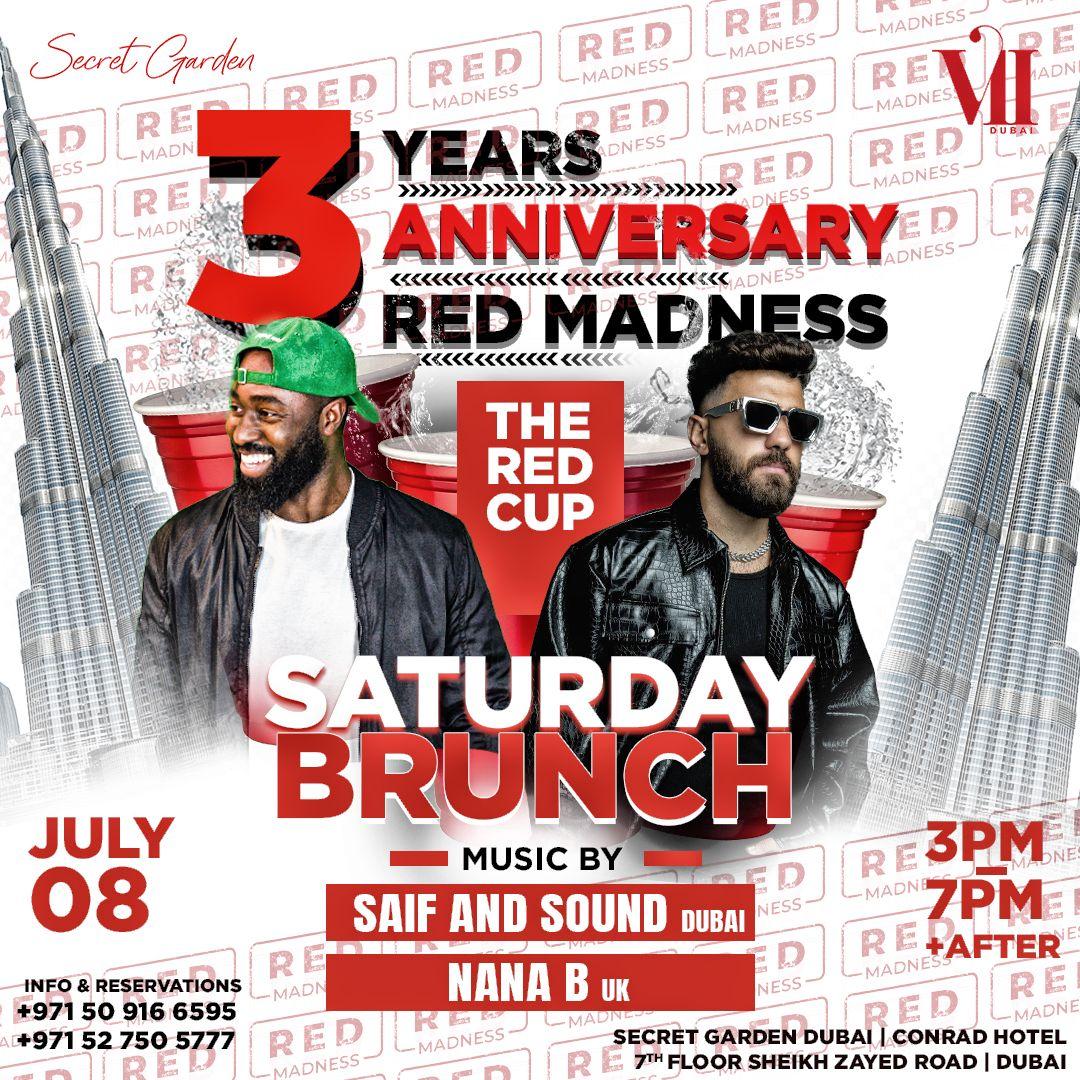 RED MADNESS DUBAI 3 YEARS ANNIVERSARY
