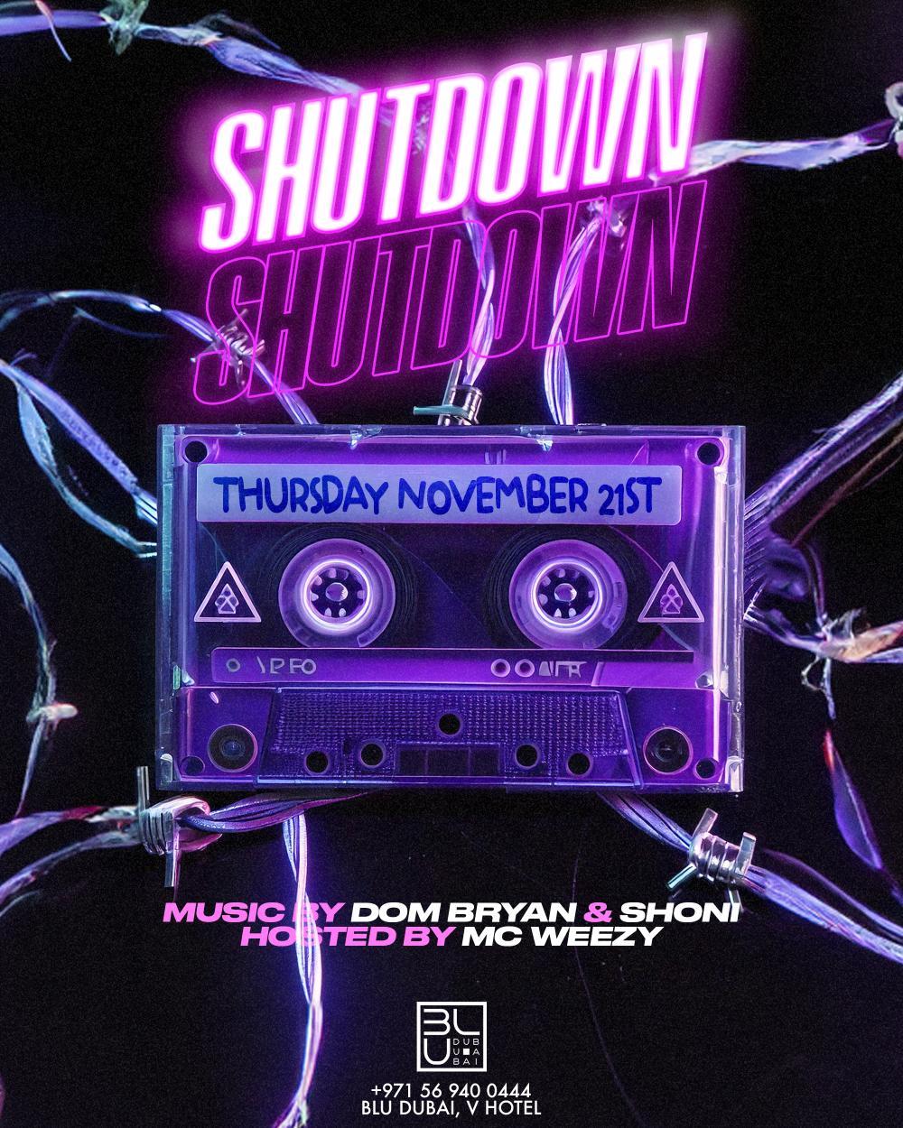 Shutdown | 21.11.2024 | BLU Dubai