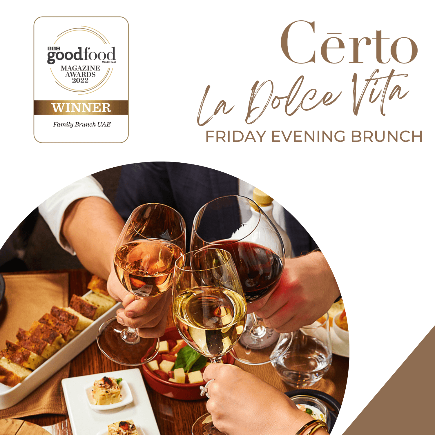 La Dolce Vita | Evening Brunch at Certo