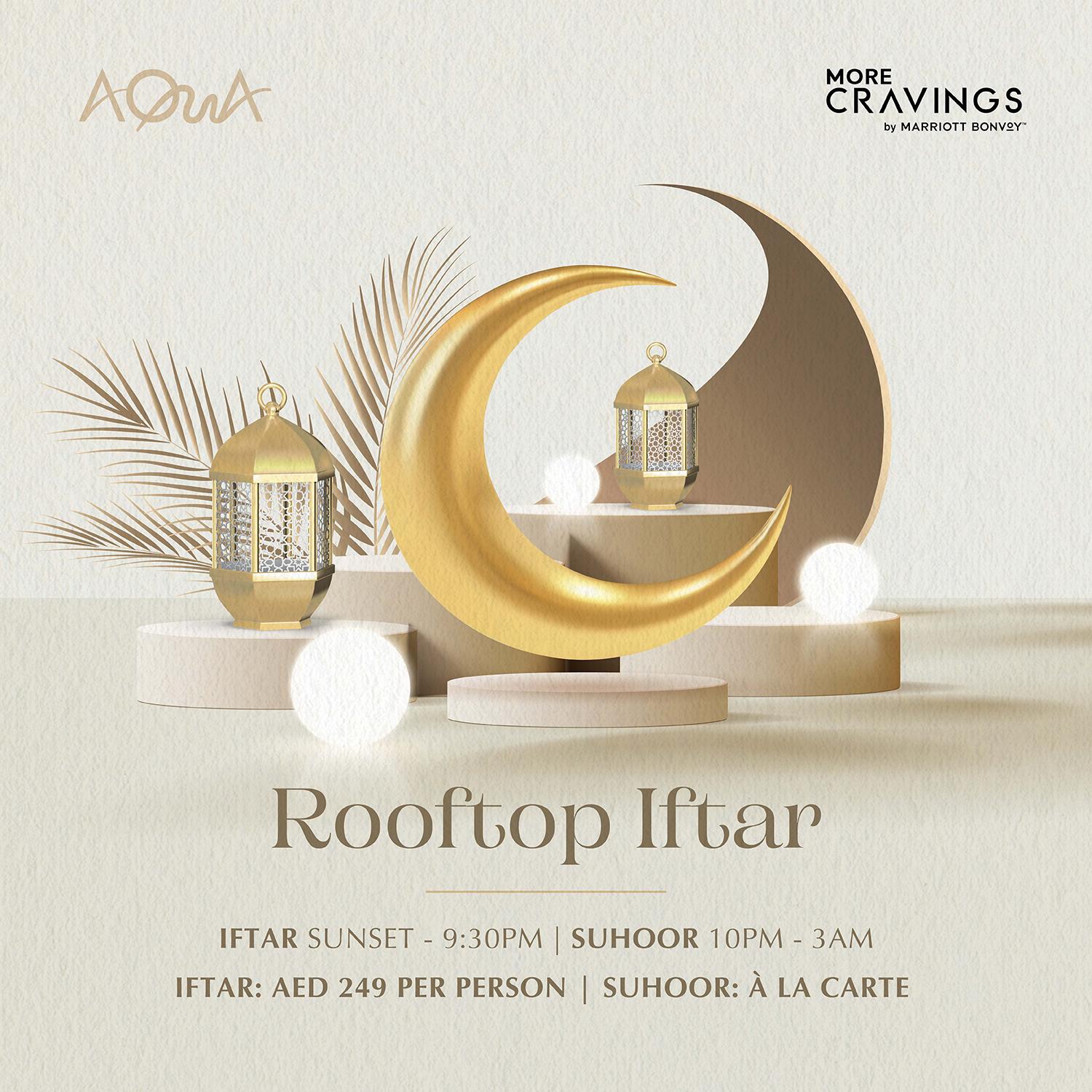 Rooftop Iftar at Aqua