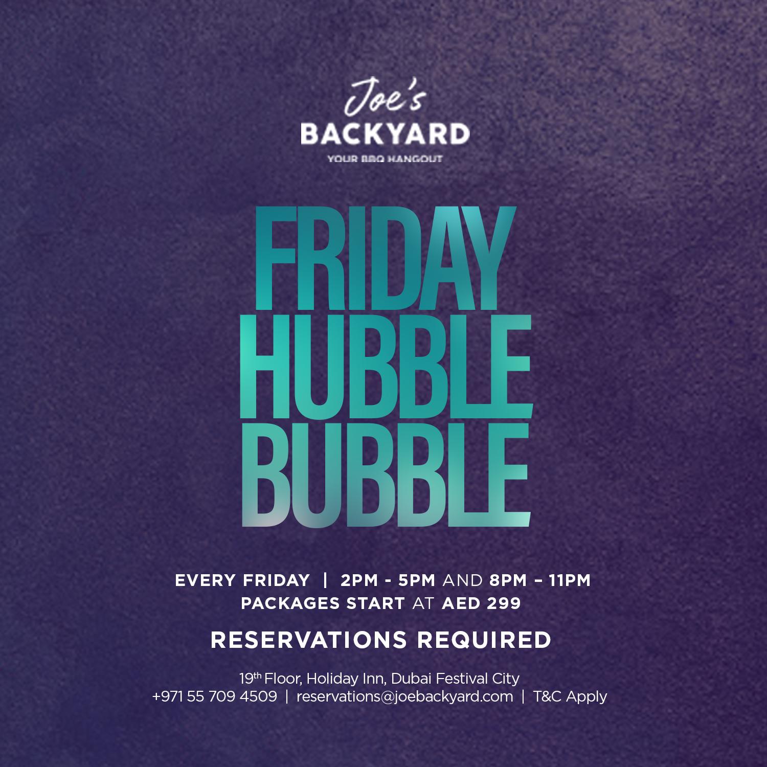 Friday Hubble Bubble