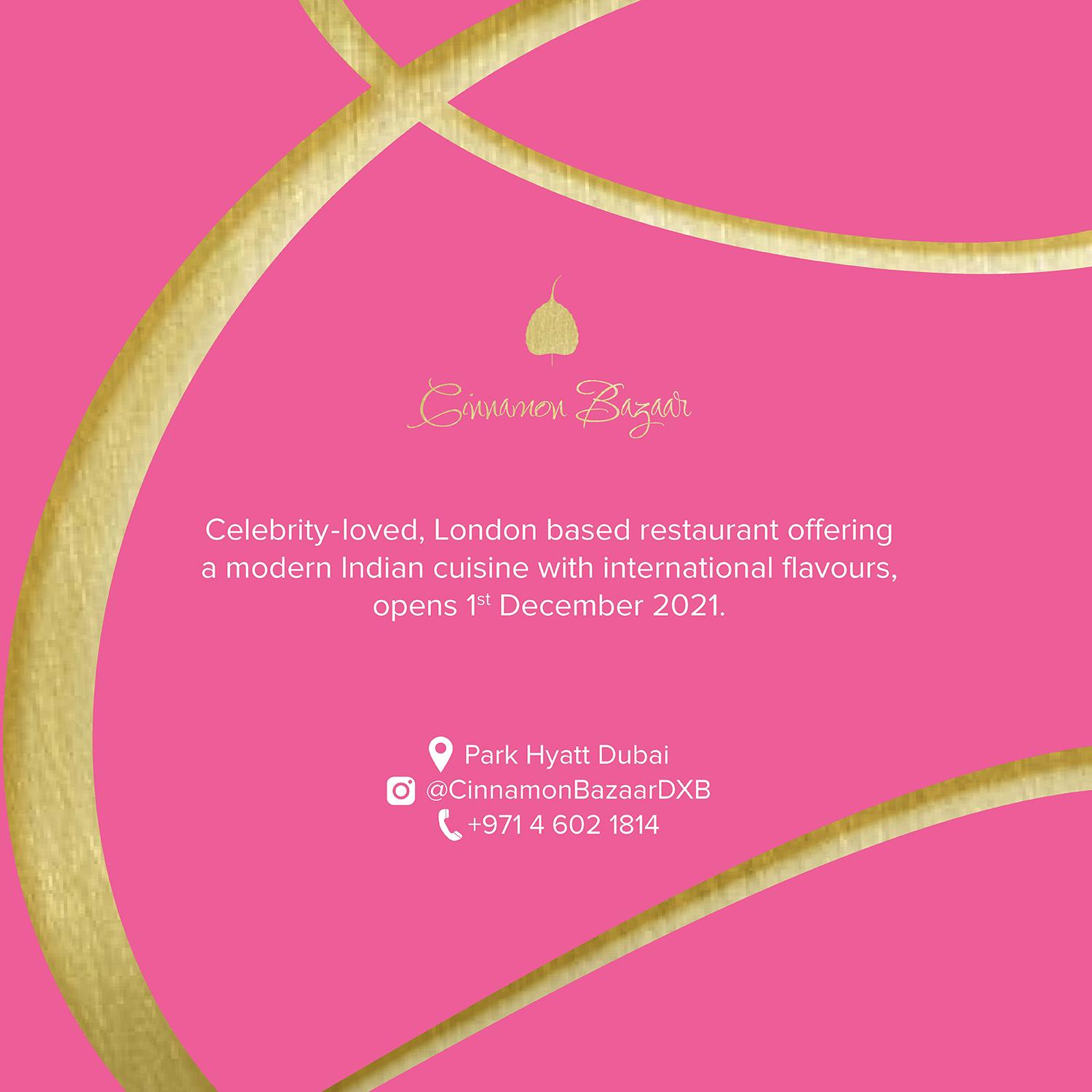 Cinnamon Bazaar Opening
