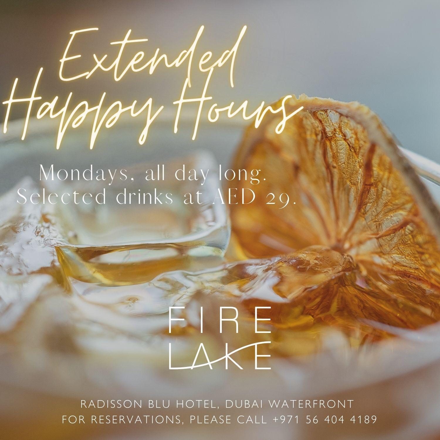 Extended Happy Hour