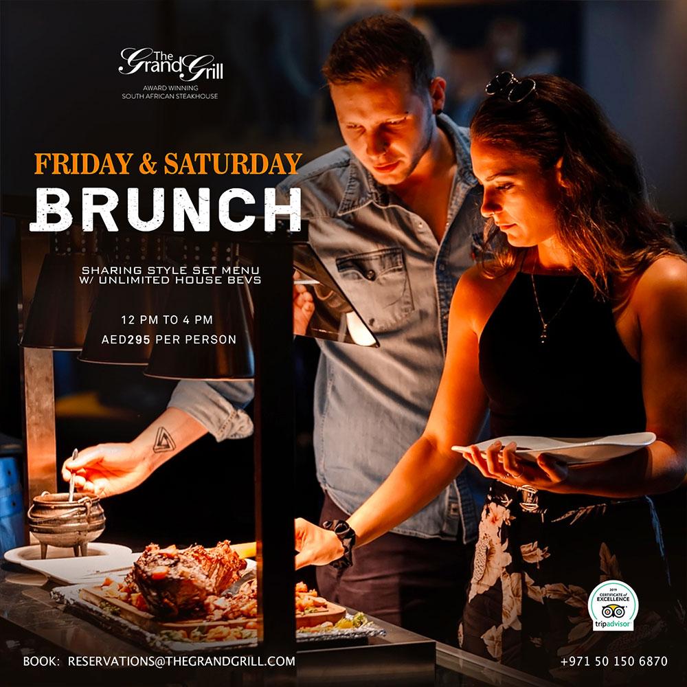 Friday & Saturday Brunch