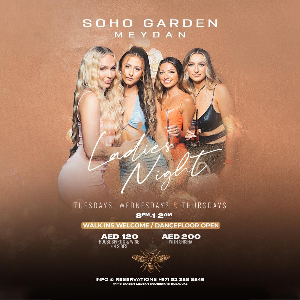 Ladies Night at Soho Garden DXB
