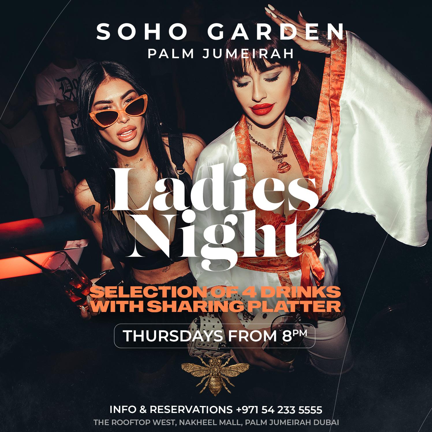 Ladies Night at Soho Garden Palm