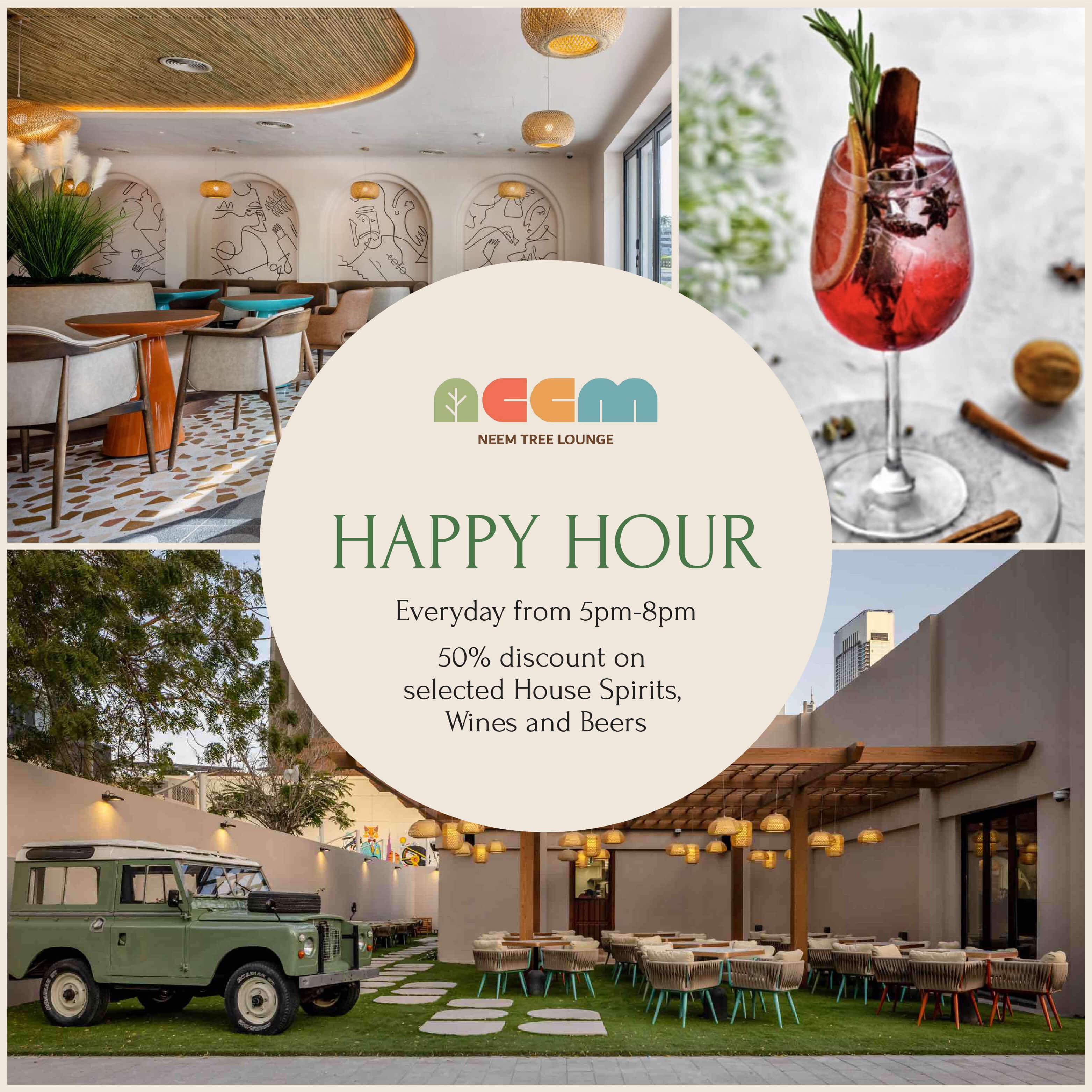 Happy Hour at Neem Lounge