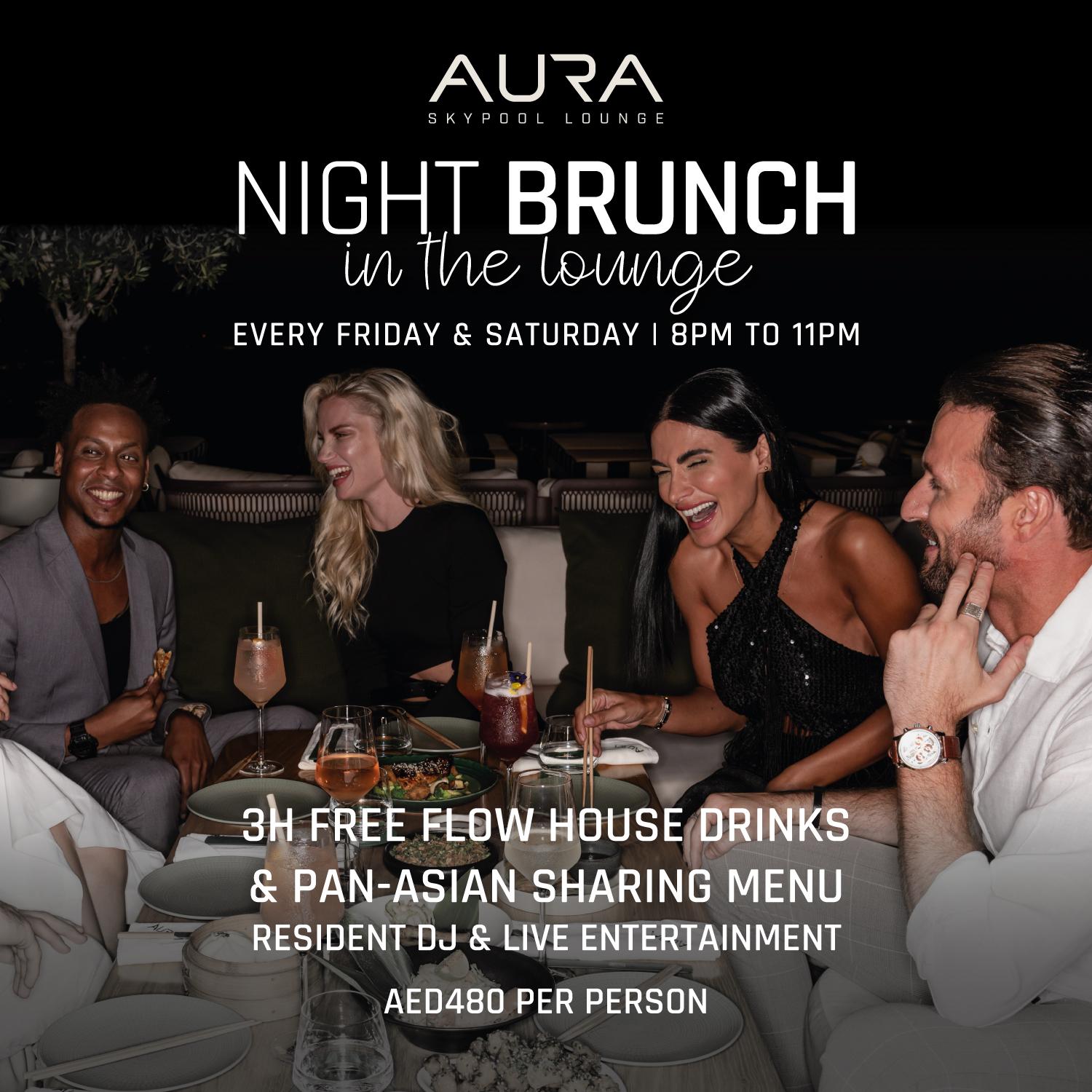 Night Brunch in the lounge