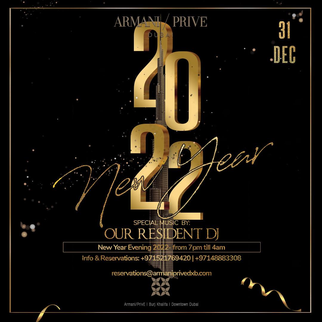 New Year Evening 2022 at Armani Prive