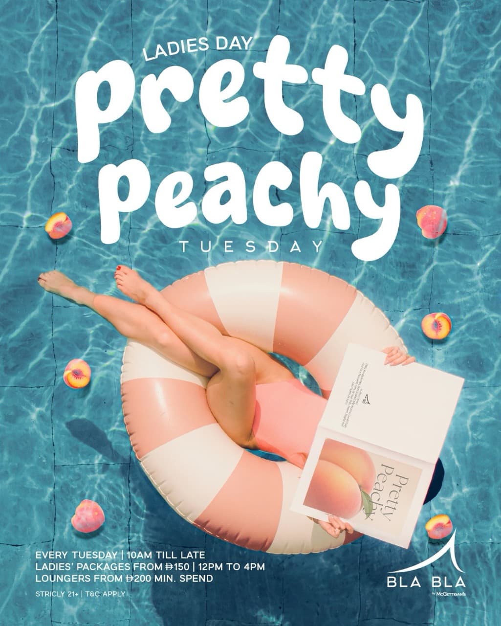 Pretty Peachy Ladie's Day | Beach Club