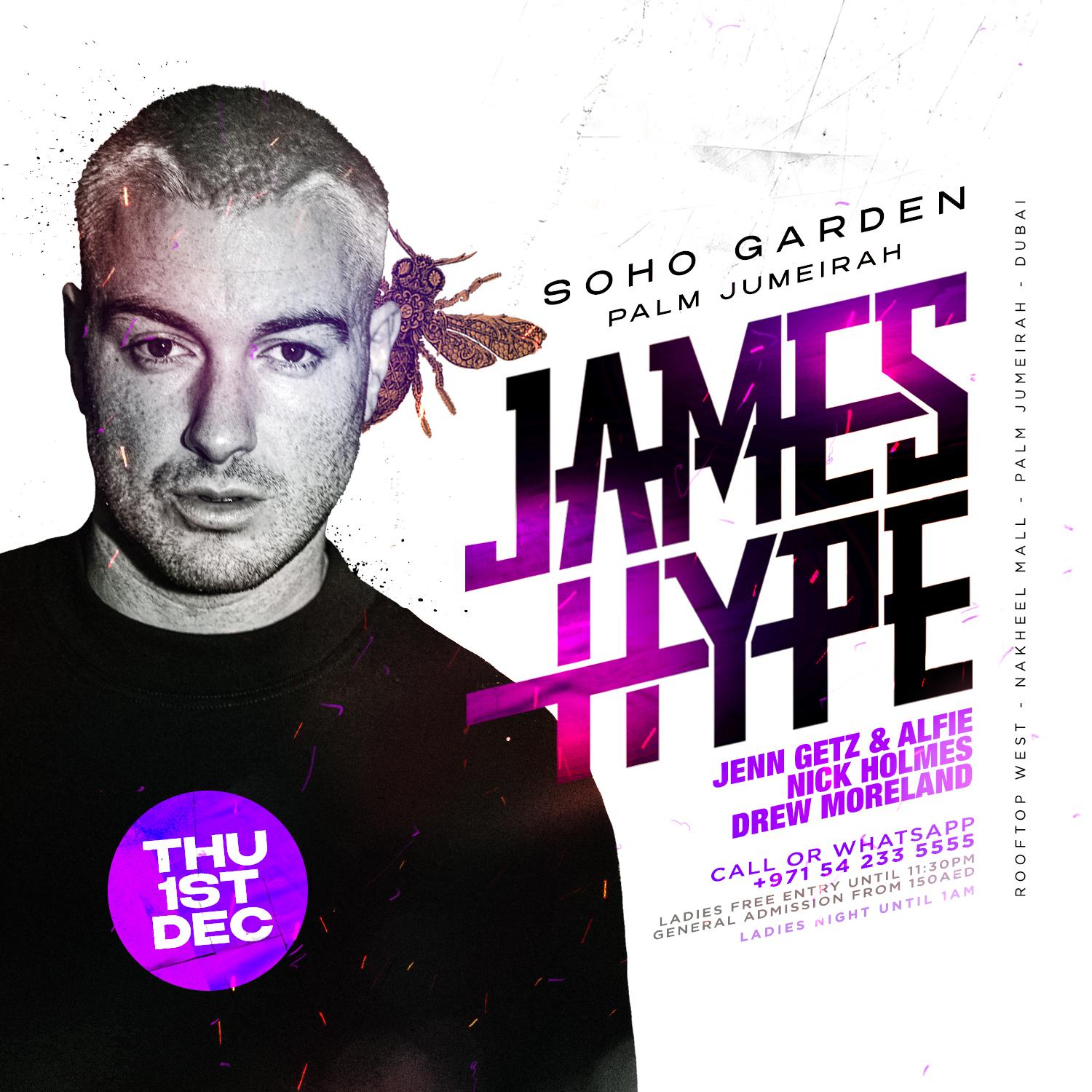 James Hype Live