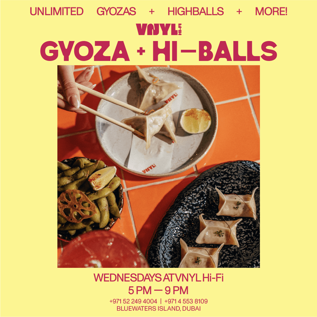 GYOZA + HI-BALLS on Wednesday 5th February 2025 in VNYL Hi-Fi