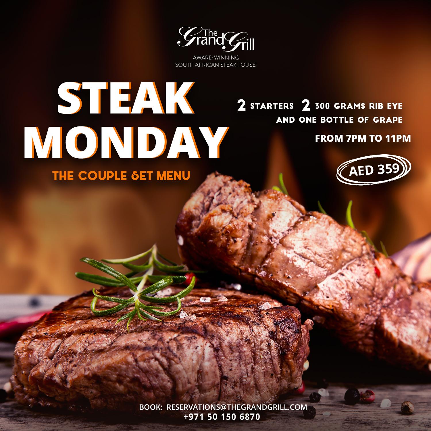Steak Mondays