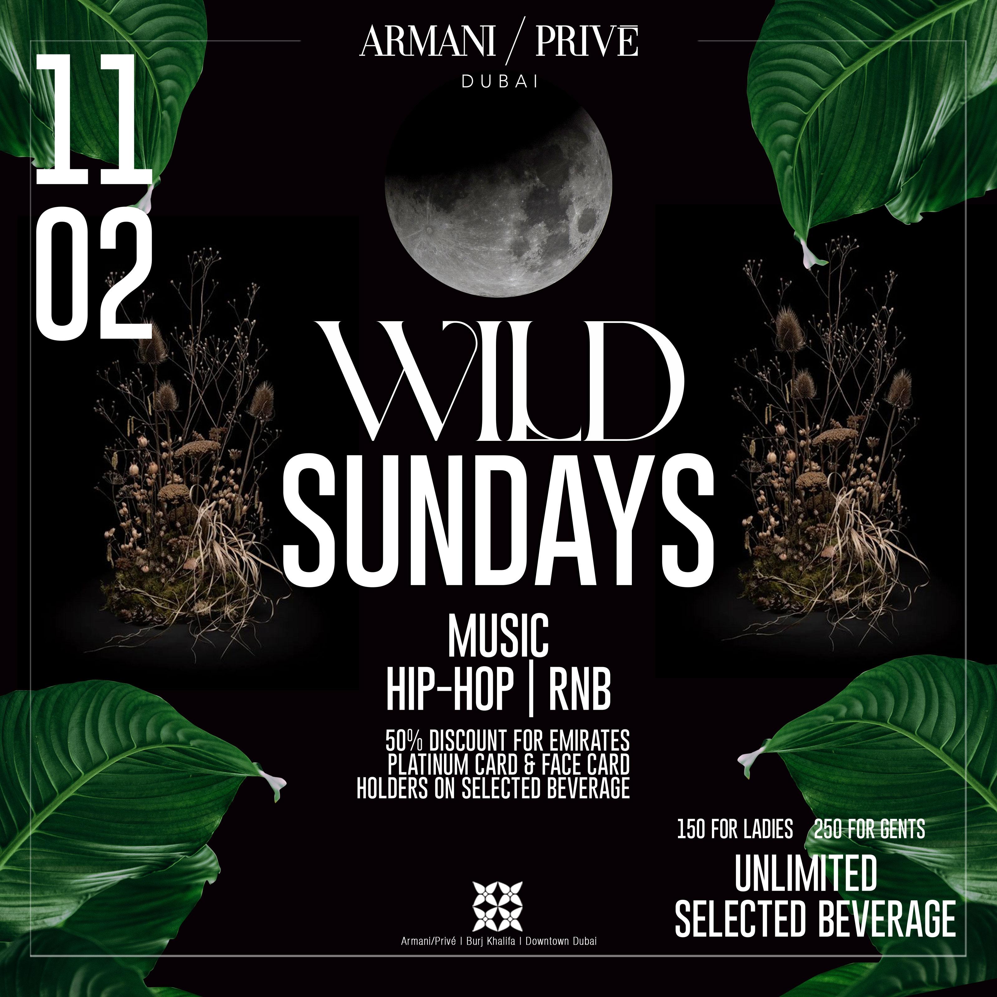 ARMANI/PRIVĒ | WILD SUNDAYS