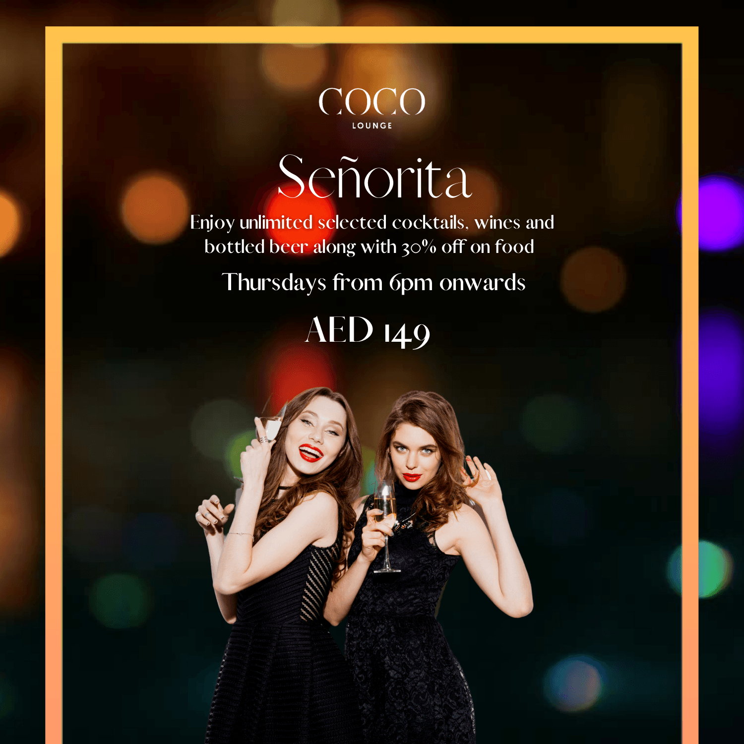 Senorita Coco Ladies Night